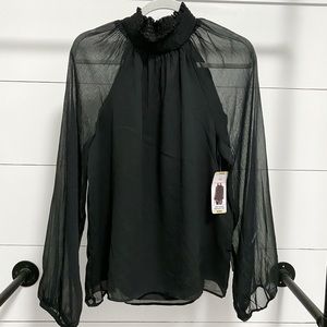 BNWT Joie Long Sleeve Smocked Top